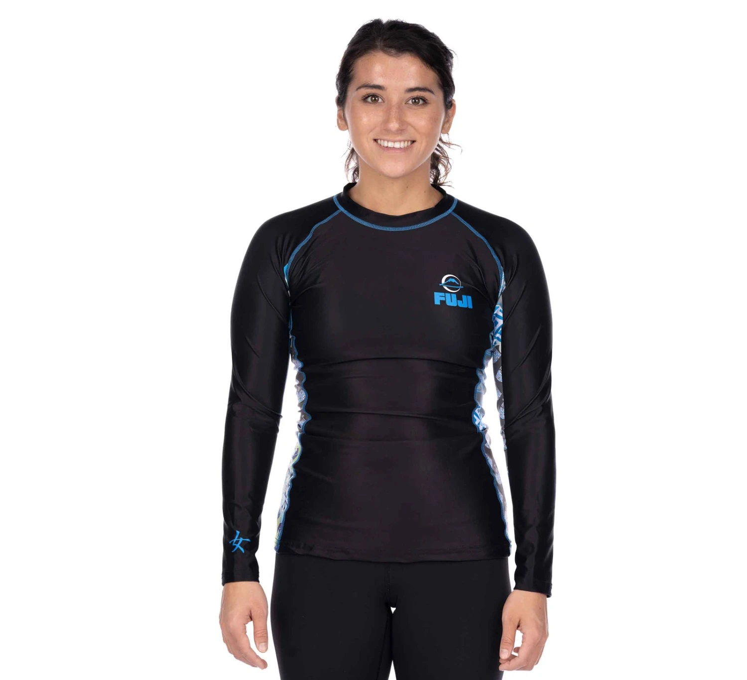 Fuji Kimono Kid's Long Sleeve Rashguard Blue 8 Fuji Kimono Kid's Long Sleeve Rashguard Blue - Image 8
