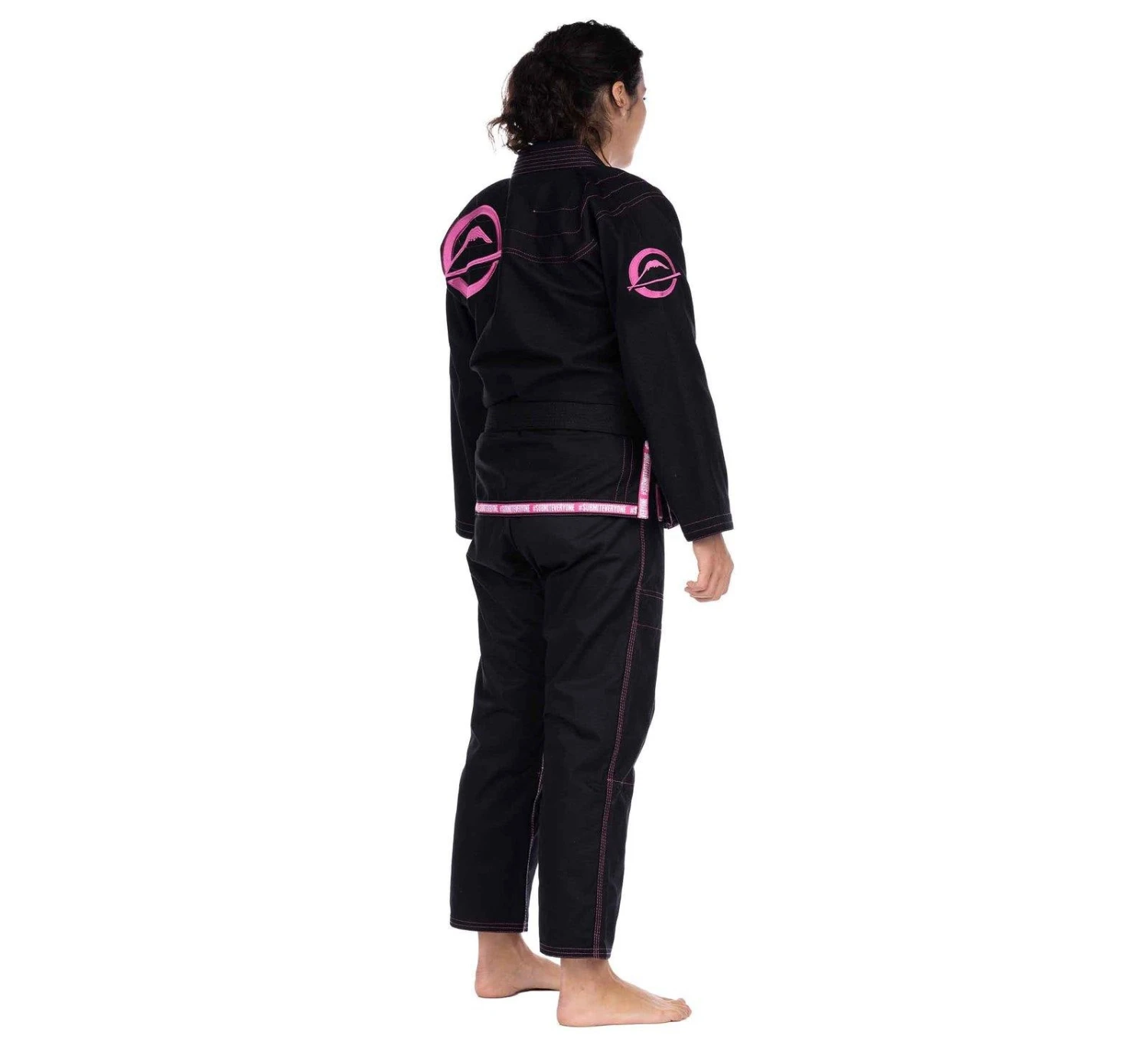 Fuji LIMITED EDITION: Submit Everyone Girl's BJJ Gi Pink 3 Fuji LIMITED EDITION: Submit Everyone Girl's BJJ Gi Pink - Image 3
