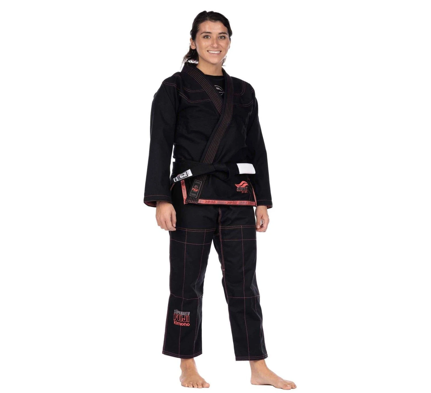 Fuji LIMITED EDITION: Suparaito Girl's BJJ Gi Pink 5 Fuji LIMITED EDITION: Suparaito Girl's BJJ Gi Pink - Image 5