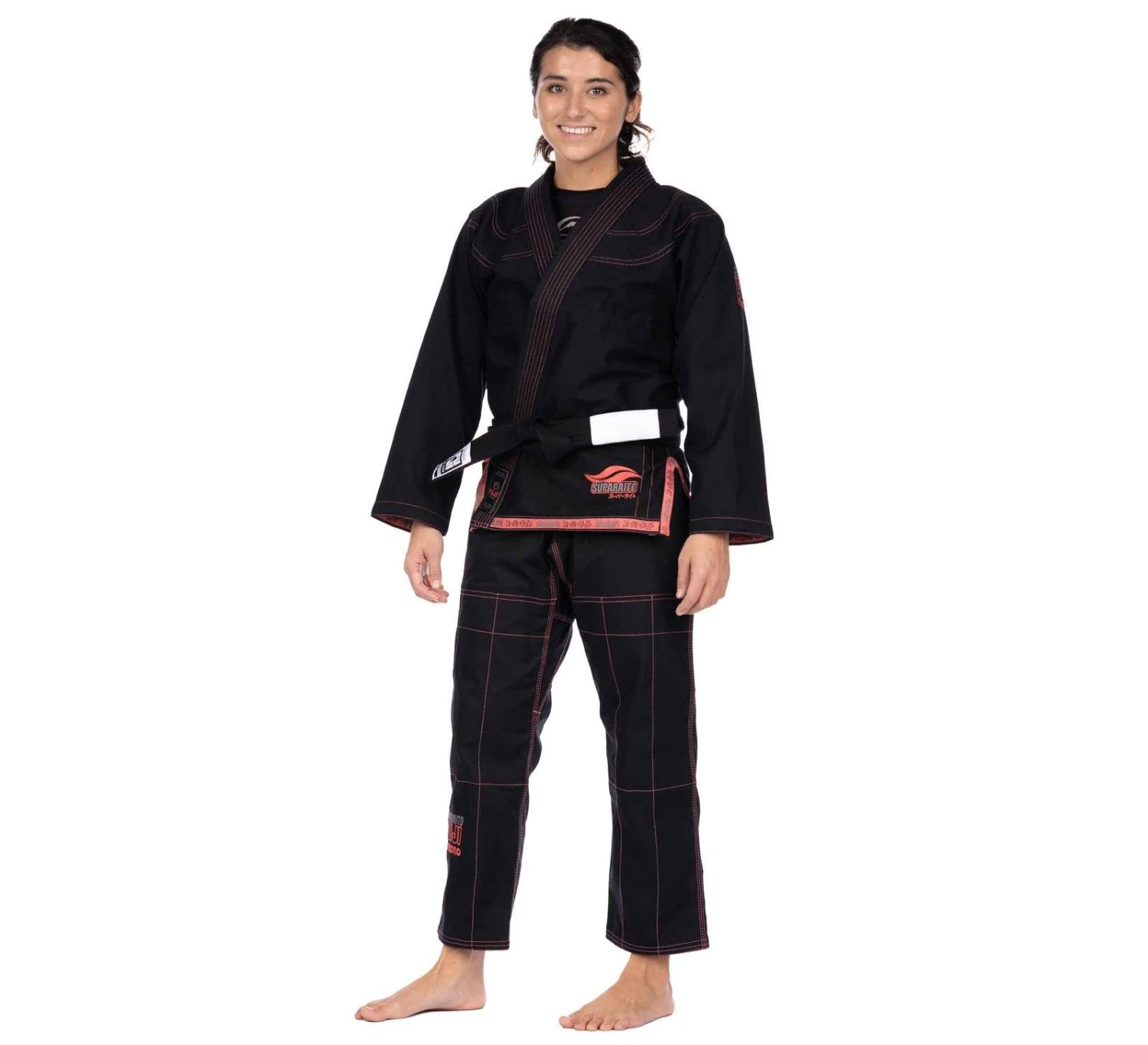 Fuji LIMITED EDITION: Suparaito Girl's BJJ Gi Pink 10 Fuji LIMITED EDITION: Suparaito Girl's BJJ Gi Pink - Image 10
