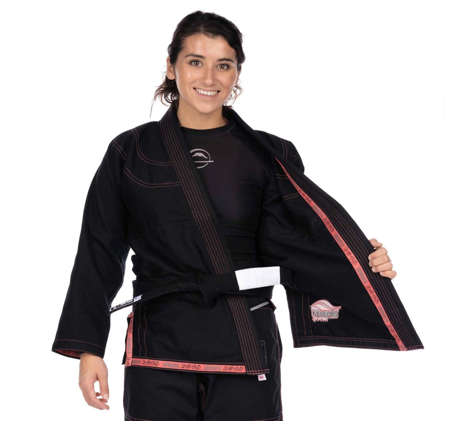 Fuji LIMITED EDITION: Suparaito Girl's BJJ Gi Pink 4 Fuji LIMITED EDITION: Suparaito Girl's BJJ Gi Pink - Image 4